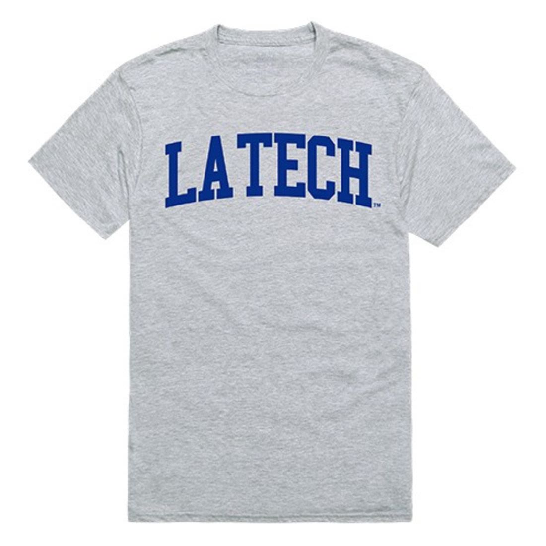 Louisiana Tech University Mens Game Day Tee T-Shirt Heather Grey-Campus-Wardrobe