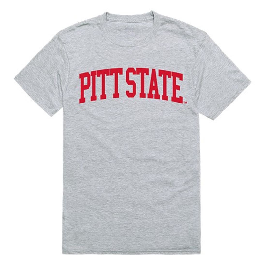 Pittsburg State University Mens Game Day Tee T-Shirt Heather Grey-Campus-Wardrobe