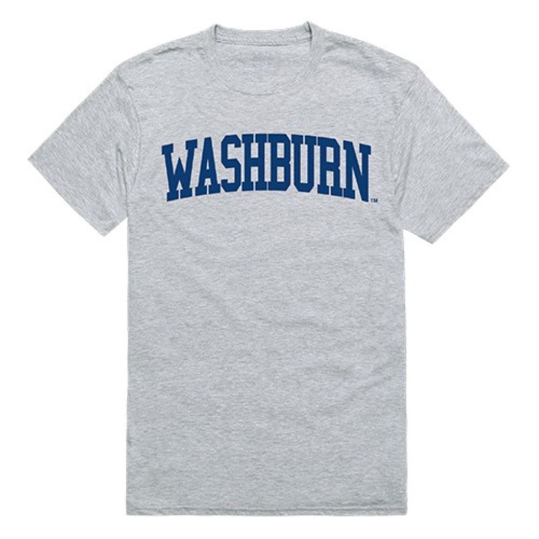 Washburn University Mens Game Day Tee T-Shirt Heather Grey-Campus-Wardrobe