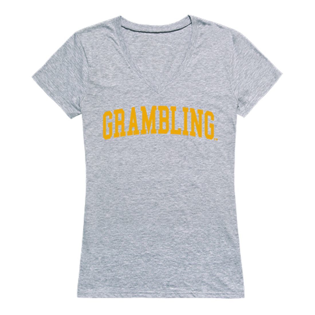 Grambling State University Game Day Women's Tee T-Shirt Heather Grey-Campus-Wardrobe