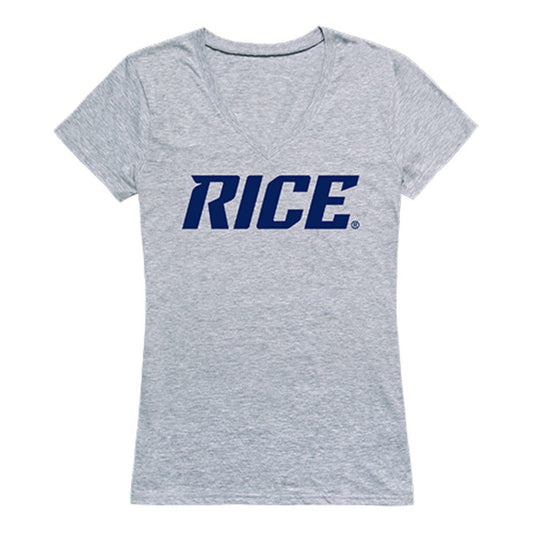 Rice University Game Day Women's Tee T-Shirt Heather Grey-Campus-Wardrobe