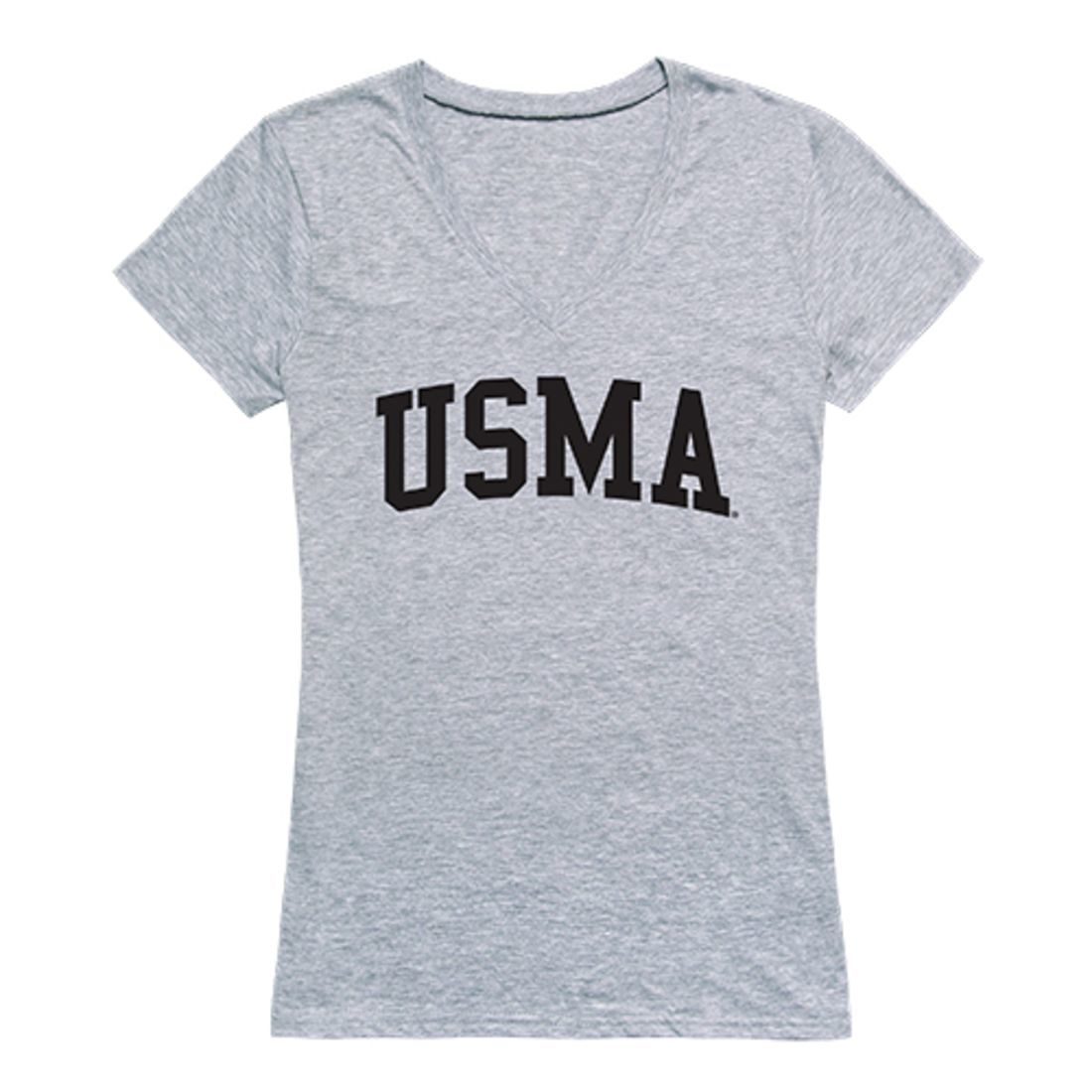 USMA United States Military Academy Game Day Women's Tee T-Shirt Heather Grey-Campus-Wardrobe