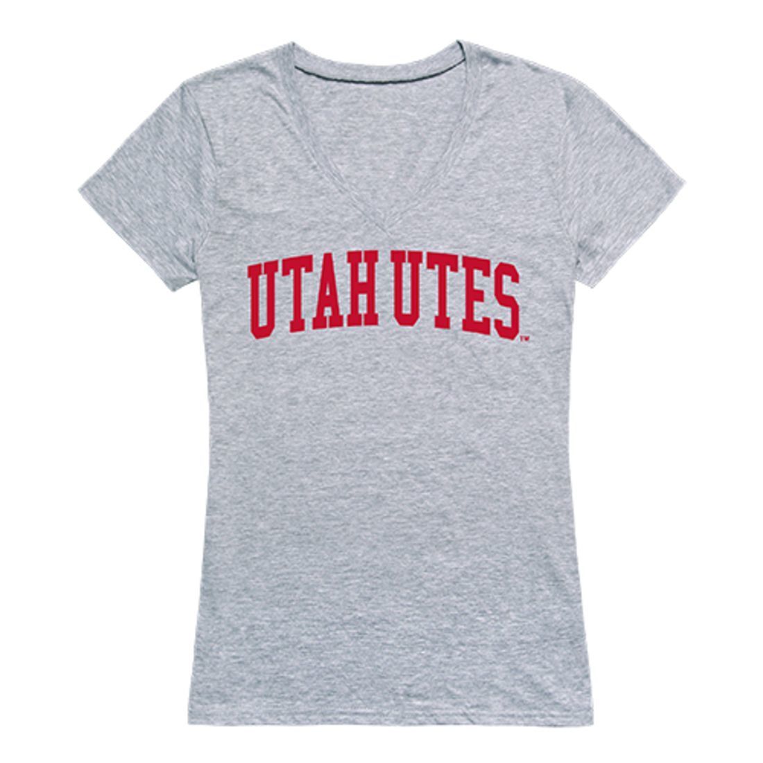 University of Utah Game Day Women's Tee T-Shirt Heather Grey-Campus-Wardrobe