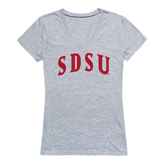 SDSU San Diego State University Game Day Women's Tee T-Shirt Heather Grey-Campus-Wardrobe