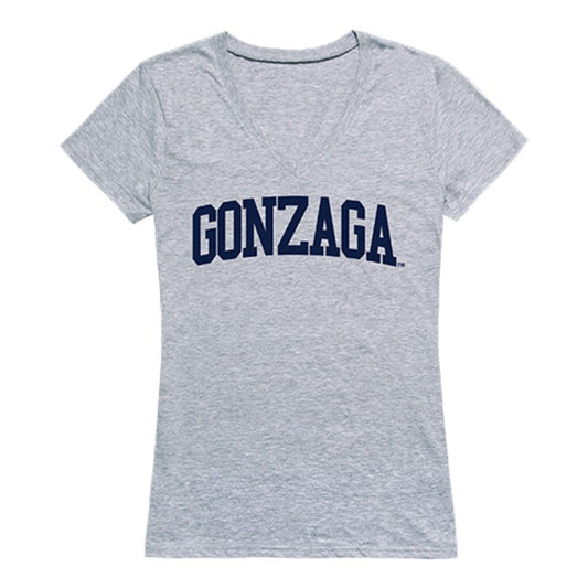 Gonzaga University Game Day Women's Tee T-Shirt Heather Grey-Campus-Wardrobe