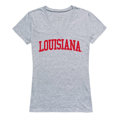 University of Louisiana UL Lafayette Game Day Women's Tee T-Shirt Heather Grey-Campus-Wardrobe