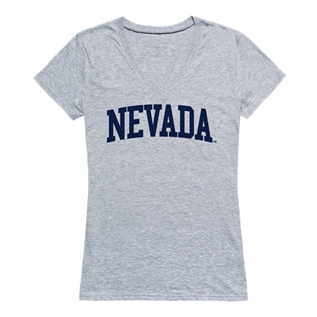 UNR University of Nevada Game Day Women's Tee T-Shirt Heather Grey-Campus-Wardrobe