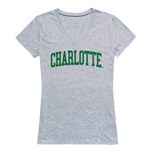 UNC University of North Carolina at Charlotte Game Day Women's Tee T-Shirt Heather Grey-Campus-Wardrobe