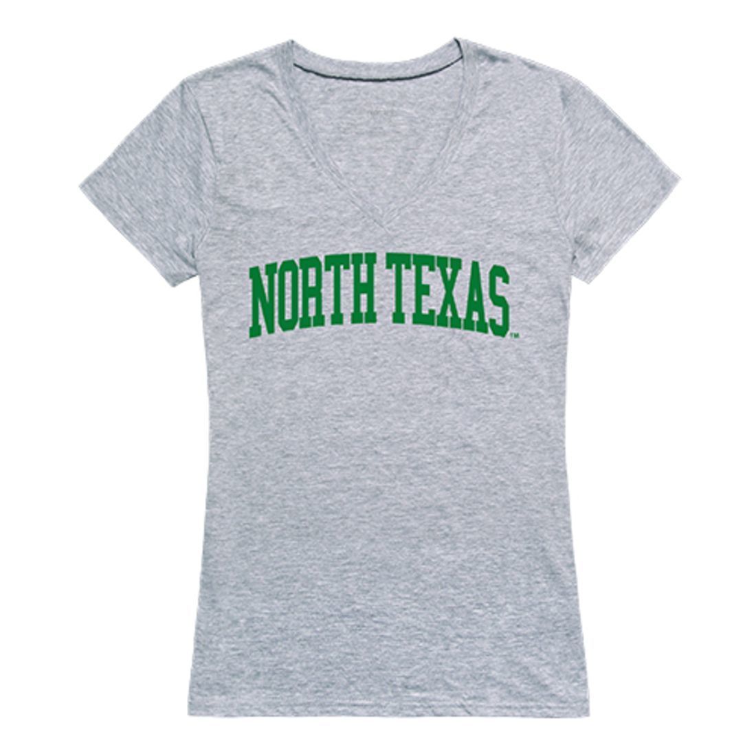 UNT University of North Texas Game Day Women's Tee T-Shirt Heather Grey-Campus-Wardrobe