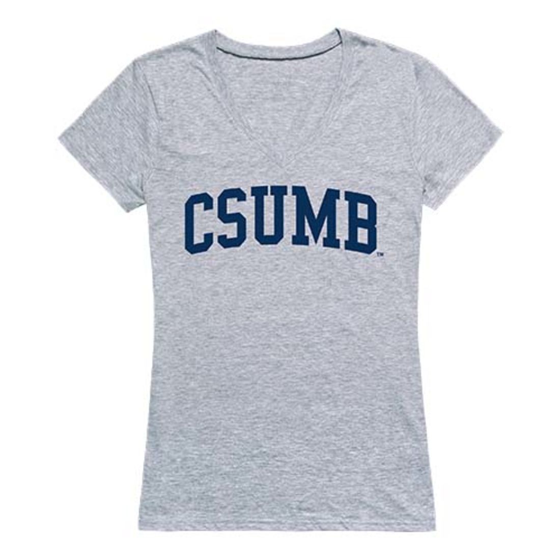 CSUMB Cal State University Monterey Bay Game Day Women's Tee T-Shirt Heather Grey-Campus-Wardrobe