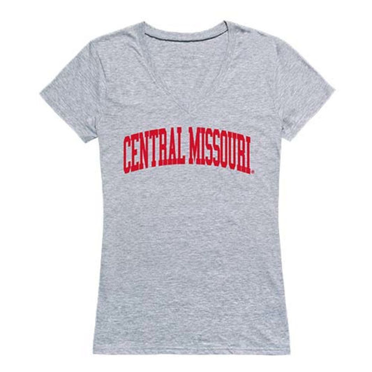 UCM University of Central Missouri Game Day Women's Tee T-Shirt Heather Grey-Campus-Wardrobe