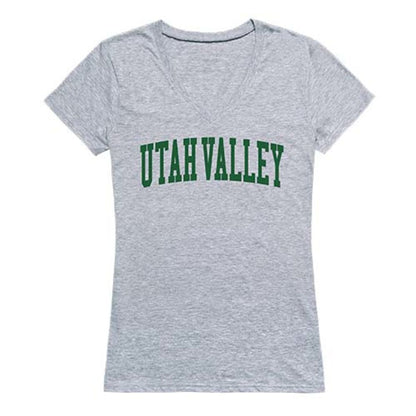 UVU Utah Valley University Game Day Women's Tee T-Shirt Heather Grey-Campus-Wardrobe