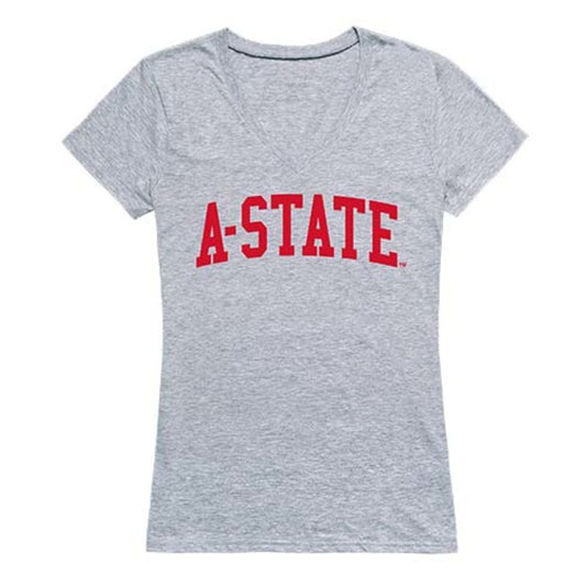 Arkansas A-State University Game Day Women's Tee T-Shirt Heather Grey-Campus-Wardrobe