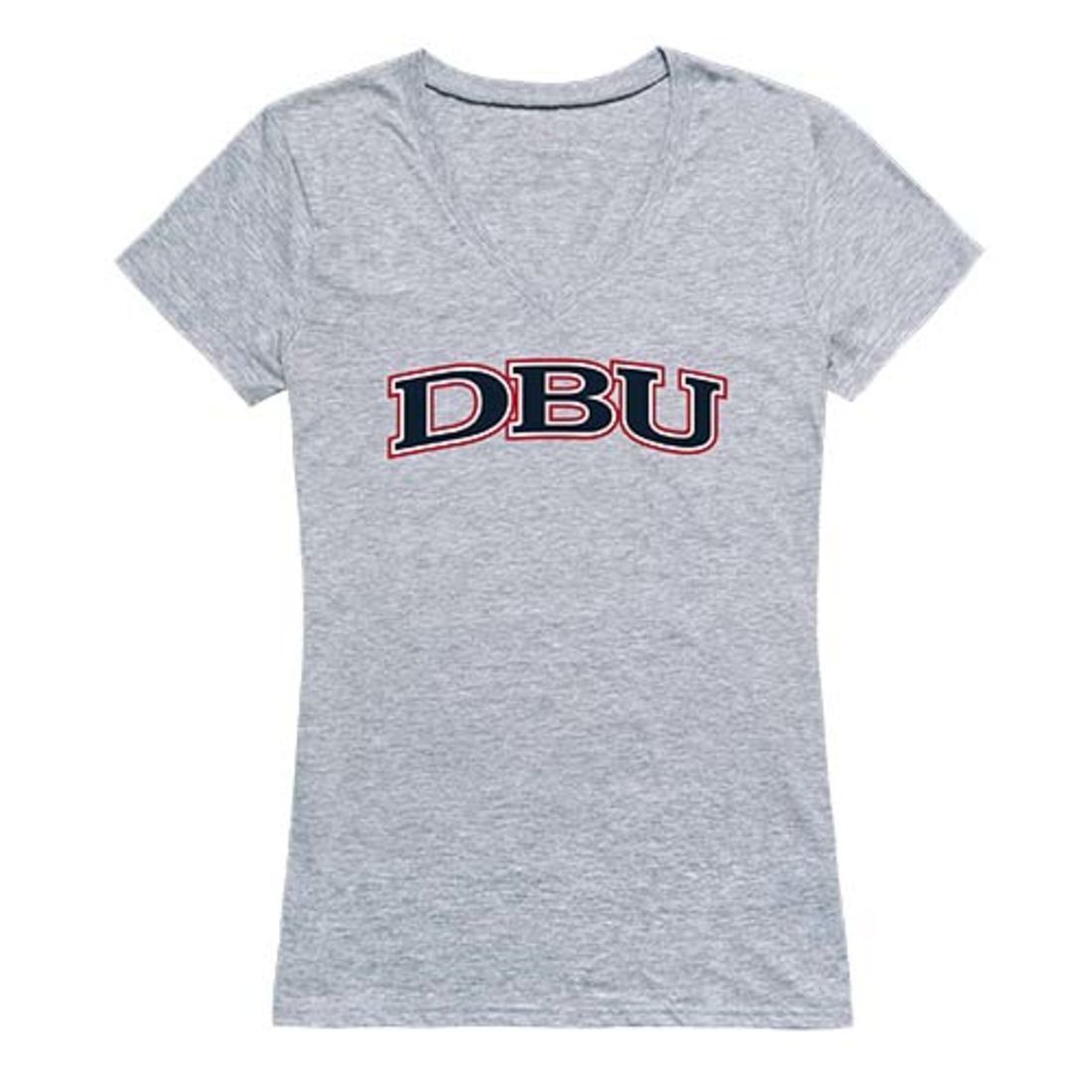 DBU Dallas Baptist University Game Day Women's Tee T-Shirt Heather Grey-Campus-Wardrobe