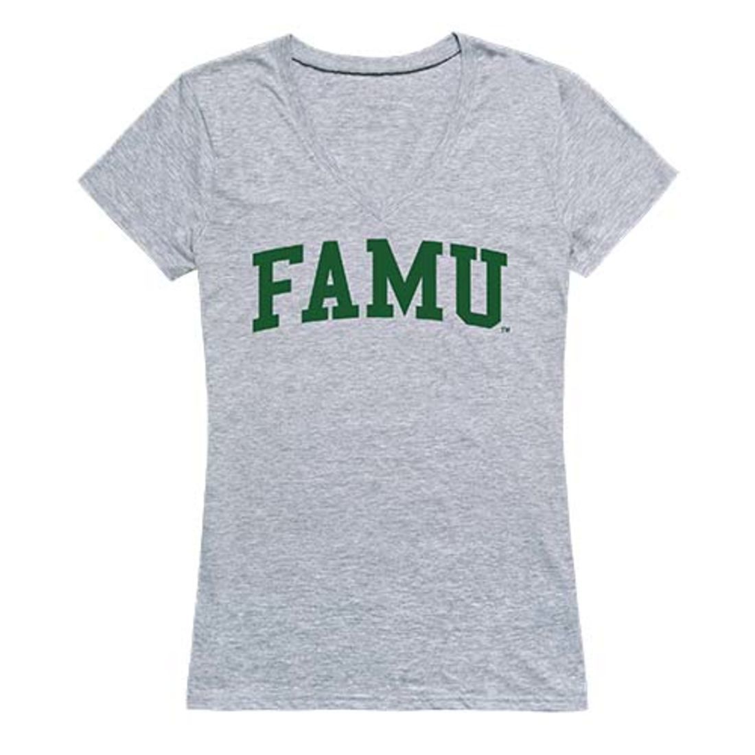 FAMU Florida A&M University Game Day Women's Tee T-Shirt Heather Grey-Campus-Wardrobe