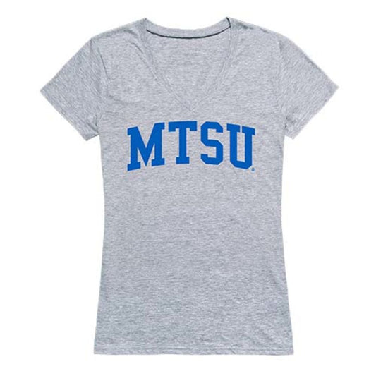 MTSU Middle Tennessee State University Game Day Women's Tee T-Shirt Heather Grey-Campus-Wardrobe
