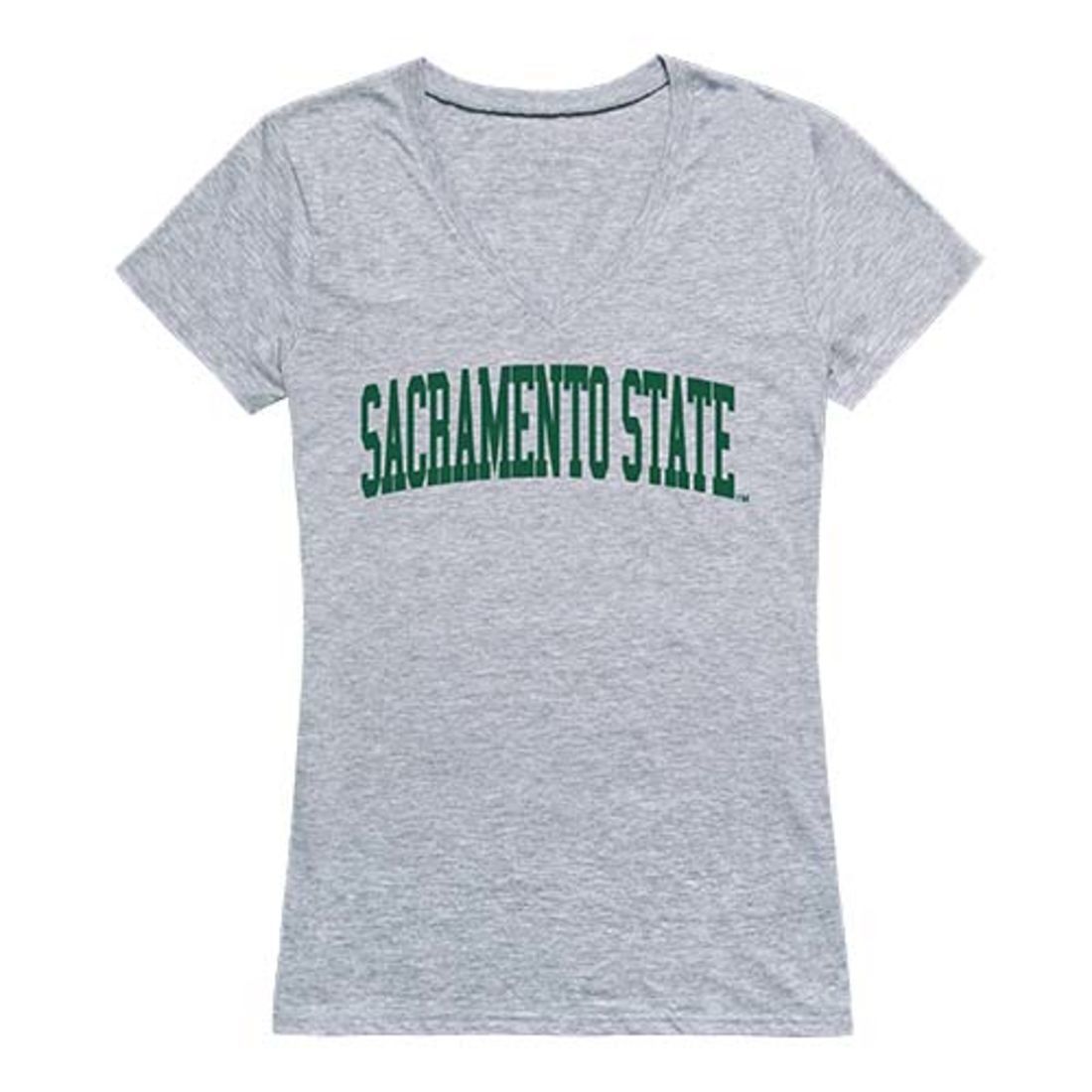 CSUS Sacramento State Game Day Women's Tee T-Shirt Heather Grey-Campus-Wardrobe