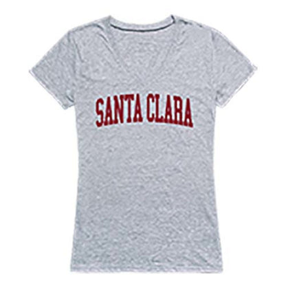 SCU Santa Clara University Game Day Women's Tee T-Shirt Heather Grey-Campus-Wardrobe