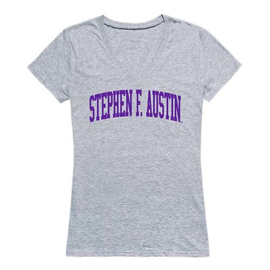 Stephen F. Austin State University SFASU Game Day Women's Tee T-Shirt Heather Grey-Campus-Wardrobe