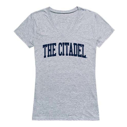 The Citadel Game Day Women's Tee T-Shirt Heather Grey-Campus-Wardrobe