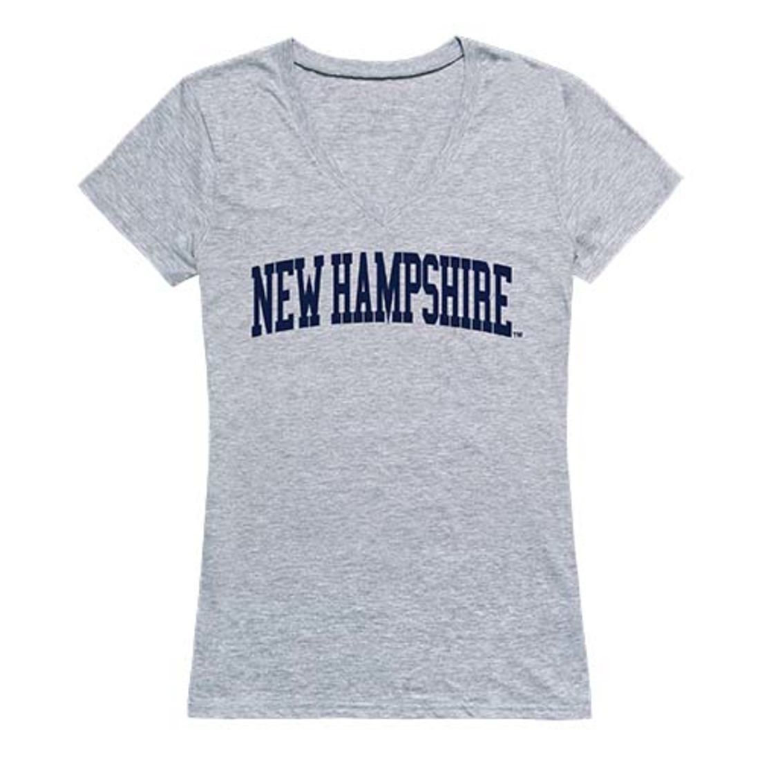 UNH University of New Hampshire Game Day Women's Tee T-Shirt Heather Grey-Campus-Wardrobe