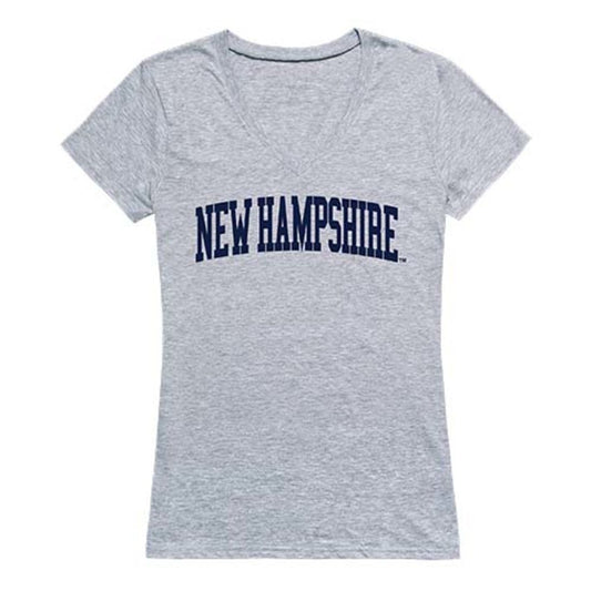 UNH University of New Hampshire Game Day Women's Tee T-Shirt Heather Grey-Campus-Wardrobe