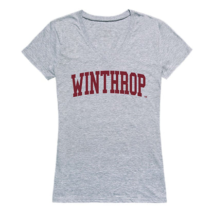 Winthrop University Game Day Womens T-Shirt Heather Grey-Campus-Wardrobe