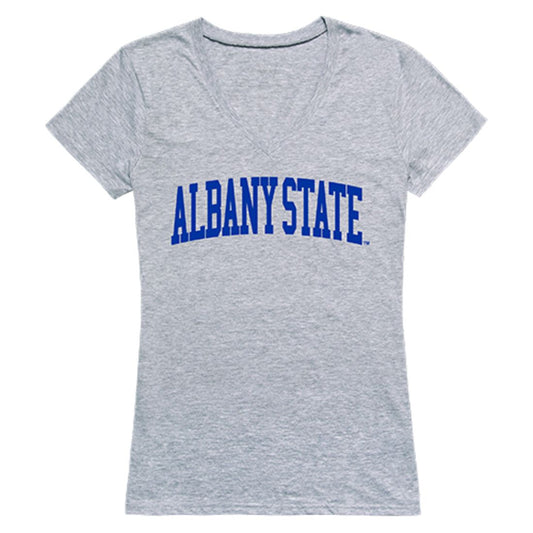 ASU Albany State University Game Day Womens T-Shirt Heather Grey-Campus-Wardrobe