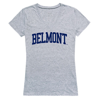 Belmont State University Game Day Womens T-Shirt Heather Grey-Campus-Wardrobe