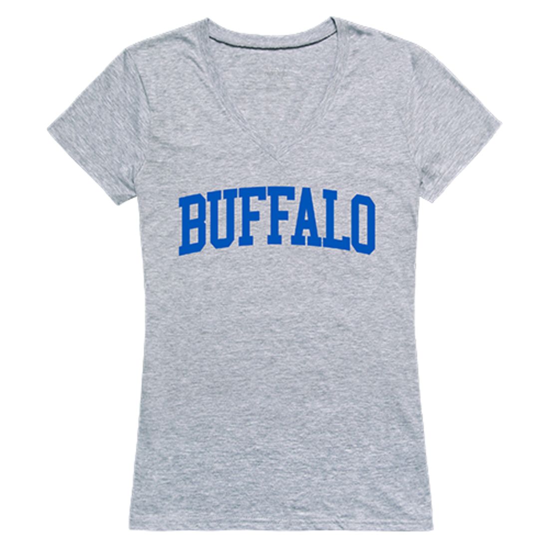 SUNY University at Buffalo Game Day Womens T-Shirt Heather Grey-Campus-Wardrobe