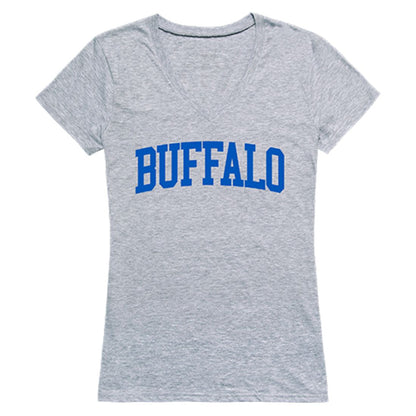 SUNY University at Buffalo Game Day Womens T-Shirt Heather Grey-Campus-Wardrobe