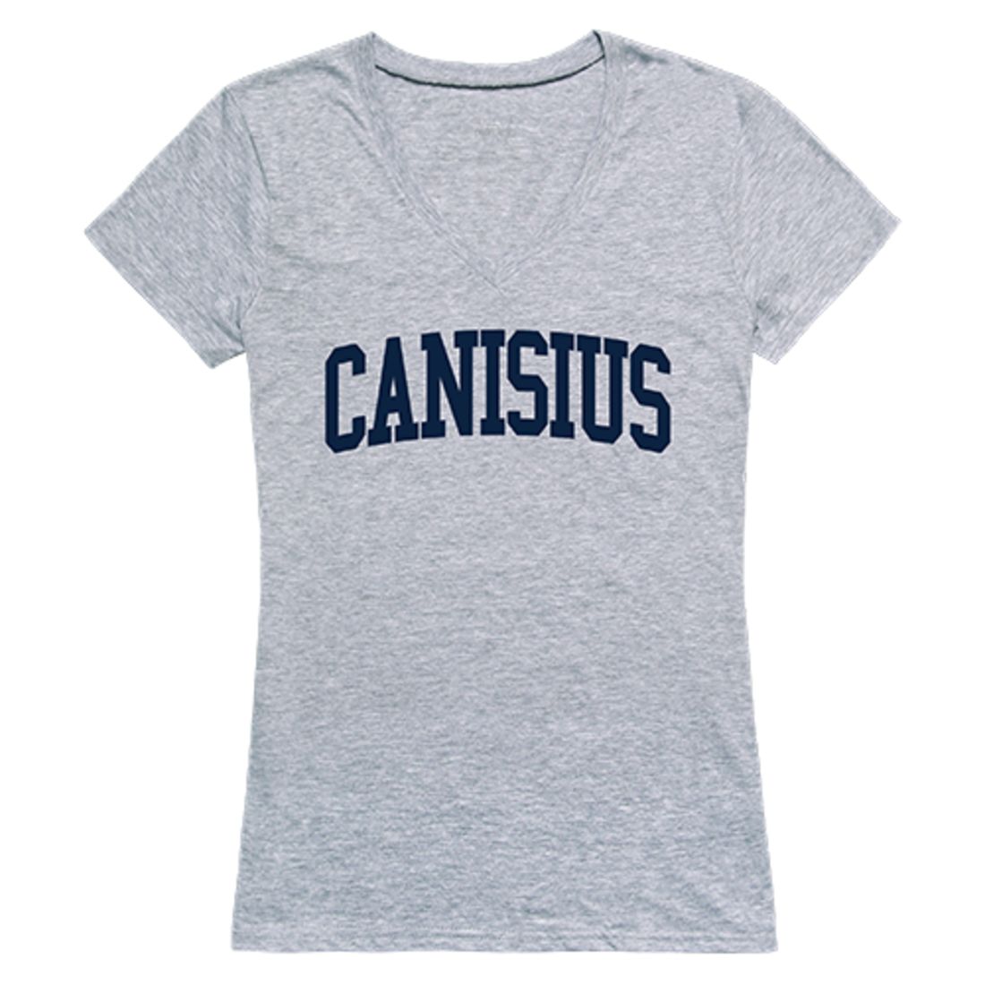Canisius College Game Day Womens T-Shirt Heather Grey-Campus-Wardrobe