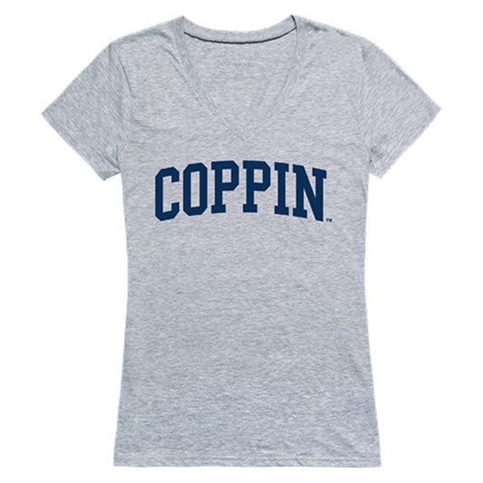 CSU Coppin State University Game Day Womens T-Shirt Heather Grey-Campus-Wardrobe