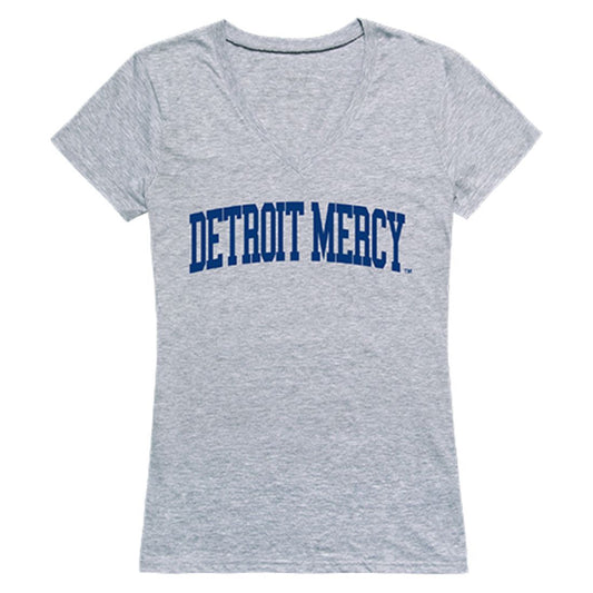 UDM University of Detroit Mercy Game Day Womens T-Shirt Heather Grey-Campus-Wardrobe