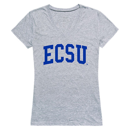 ECSU Elizabeth City State University Game Day Womens T-Shirt Heather Grey-Campus-Wardrobe