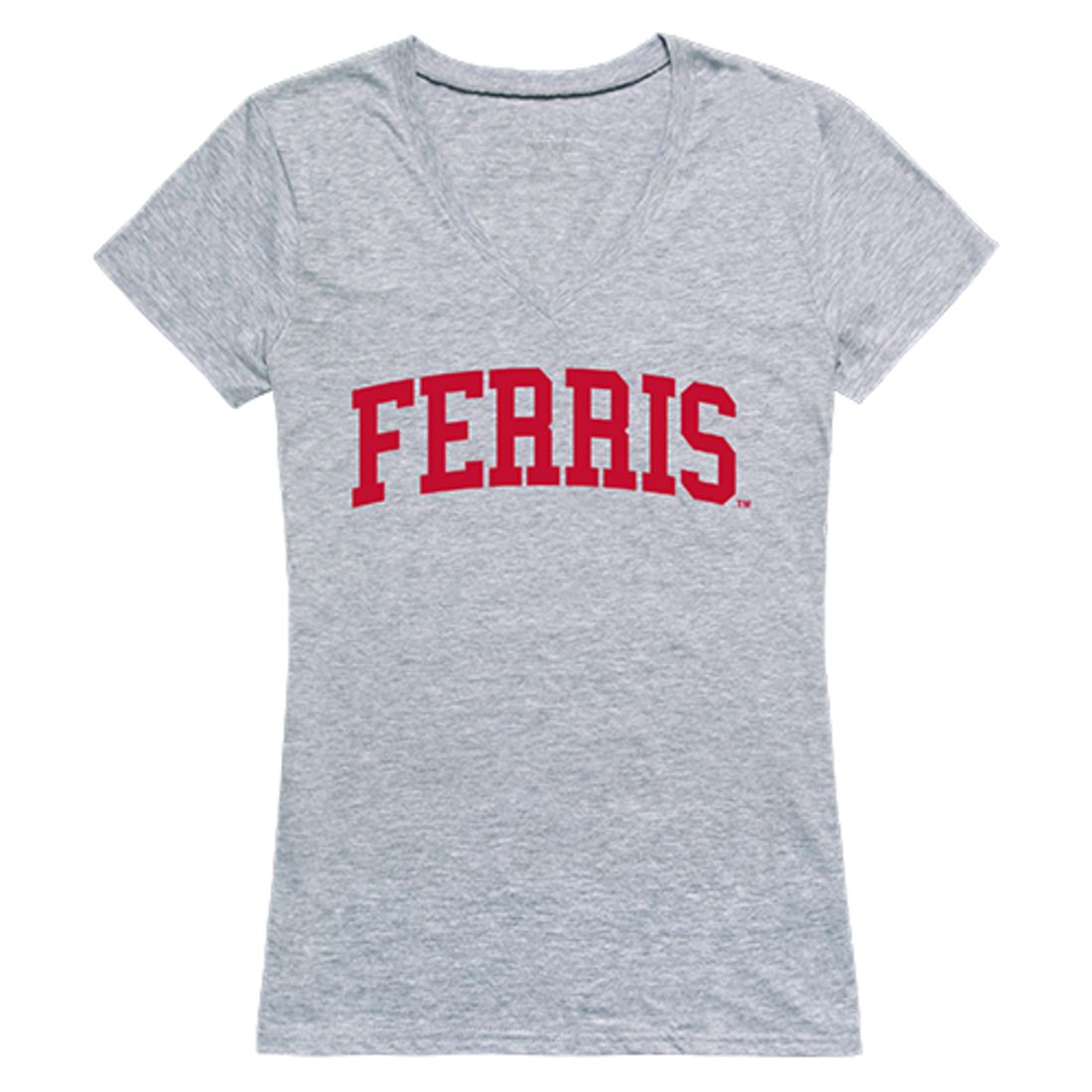 FSU Ferris State University Game Day Womens T-Shirt Heather Grey-Campus-Wardrobe