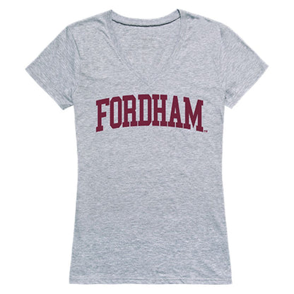 Fordham University Game Day Womens T-Shirt Heather Grey-Campus-Wardrobe