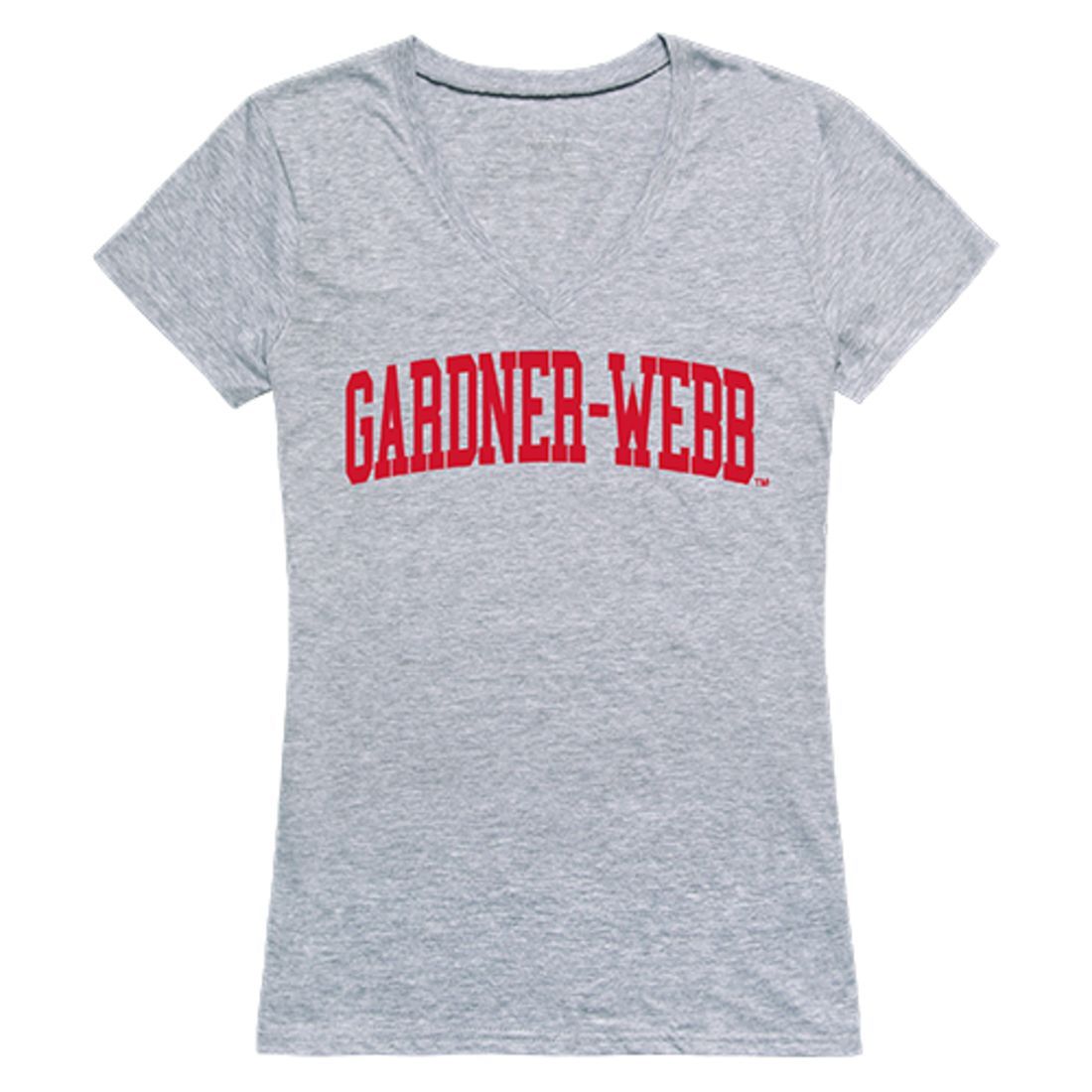 GWU Gardner Webb University Game Day Womens T-Shirt Heather Grey-Campus-Wardrobe