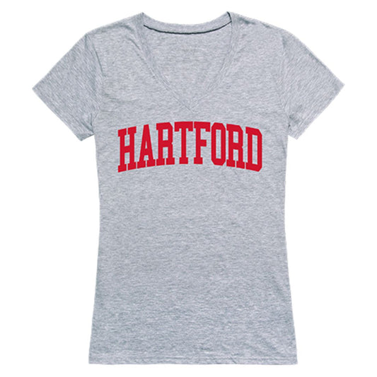 University of Hartford Game Day Womens T-Shirt Heather Grey-Campus-Wardrobe
