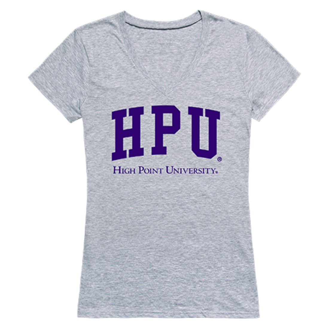 HPU High Point University Game Day Womens T-Shirt Heather Grey-Campus-Wardrobe