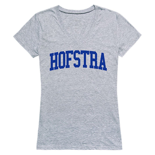 Hofstra University Game Day Womens T-Shirt Heather Grey-Campus-Wardrobe
