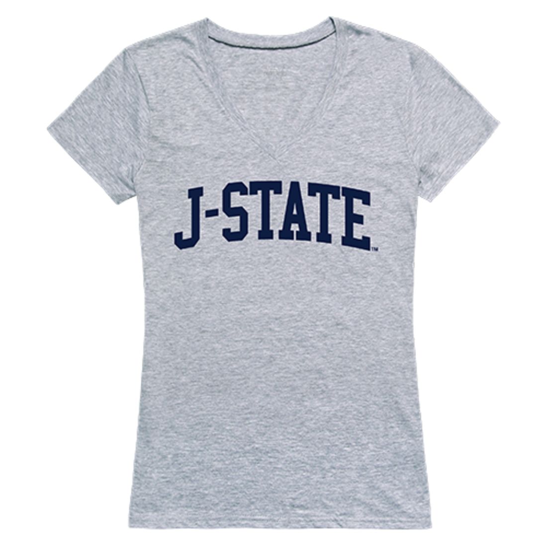 JSU Jackson State University Game Day Womens T-Shirt Heather Grey-Campus-Wardrobe