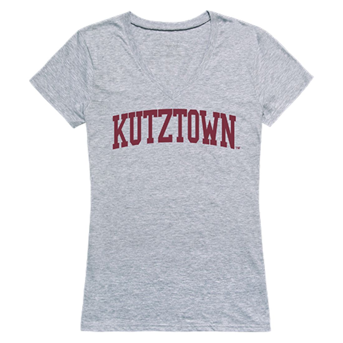 Kutztown University of Pennsylvania Game Day Womens T-Shirt Heather Grey-Campus-Wardrobe