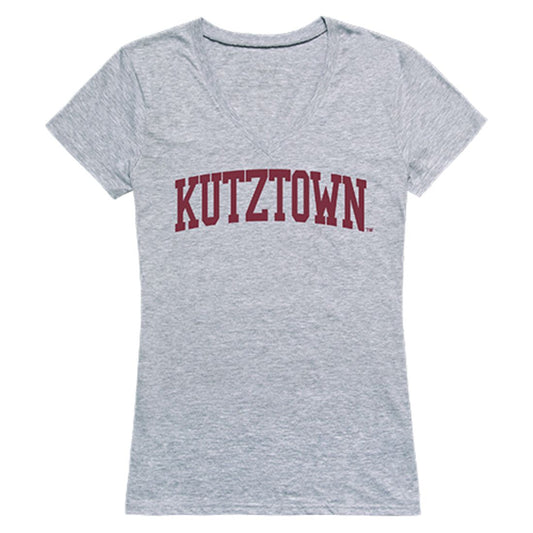 Kutztown University of Pennsylvania Game Day Womens T-Shirt Heather Grey-Campus-Wardrobe