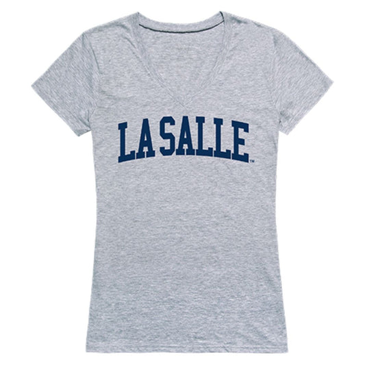La Salle University Game Day Womens T-Shirt Heather Grey-Campus-Wardrobe