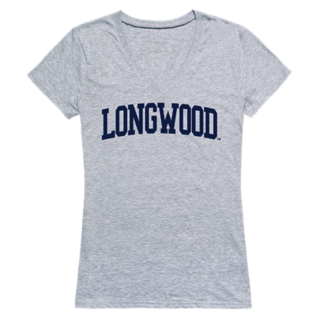 Longwood University Game Day Womens T-Shirt Heather Grey-Campus-Wardrobe