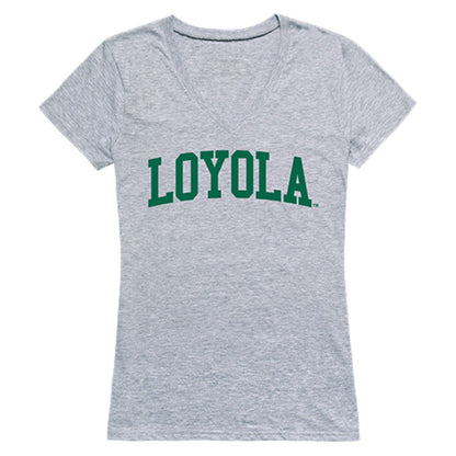 Loyola University Maryland Game Day Womens T-Shirt Heather Grey-Campus-Wardrobe