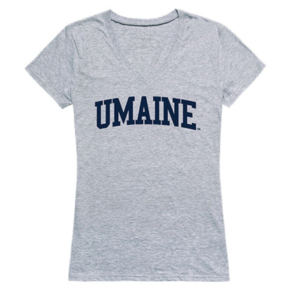 UMaine University of Maine Game Day Womens T-Shirt Heather Grey-Campus-Wardrobe