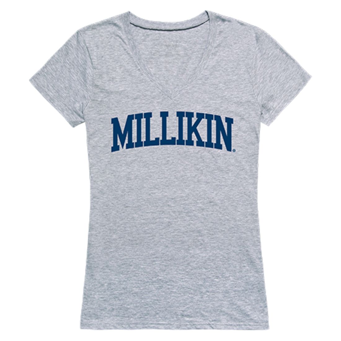 Millikin University Game Day Womens T-Shirt Heather Grey-Campus-Wardrobe