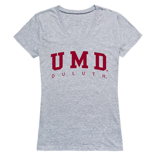 UMD University of Minnesota Duluth Game Day Womens T-Shirt Heather Grey-Campus-Wardrobe